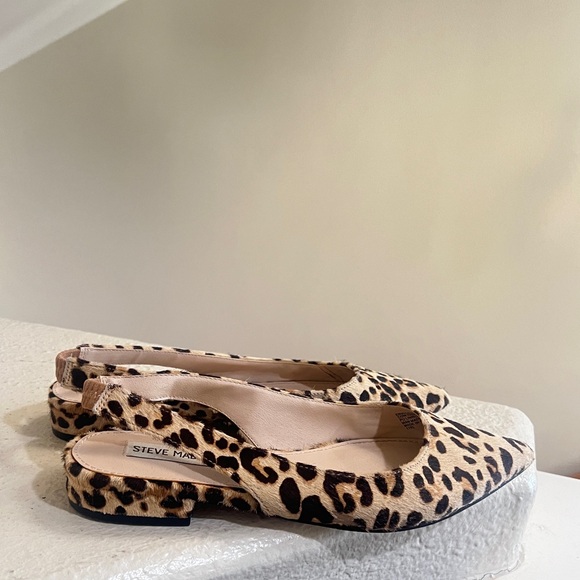 Steve Madden Shoes - Steve Madden Olsen Leopard ballet leather flats shoes comfort casual summer Sz 7